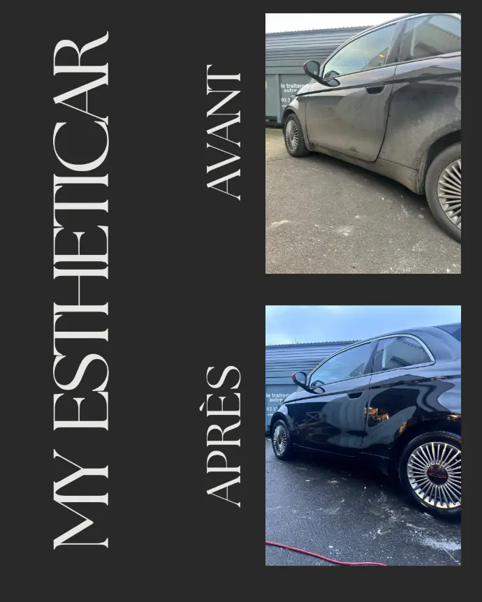 Comparaison d&#39;un coté d&#39;une voiture